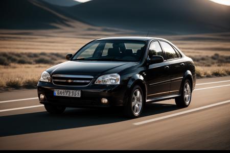 photo of a chevylcht car, 8k uhd, high quality, road, sunset, motion blur, depth blur, cinematic, filmic image 4k, 8k with [George Miller's Mad Max style]. The image should be [ultra-realistic], with [high-resolution] captured in [natural light]. The lighting should create [soft shadows] and showcase the [raw] and [vibrant colors], volumetric dtx, depth blur, blurry background, bokeh, (motion blur:1.001) <lora:chevylcht:1>