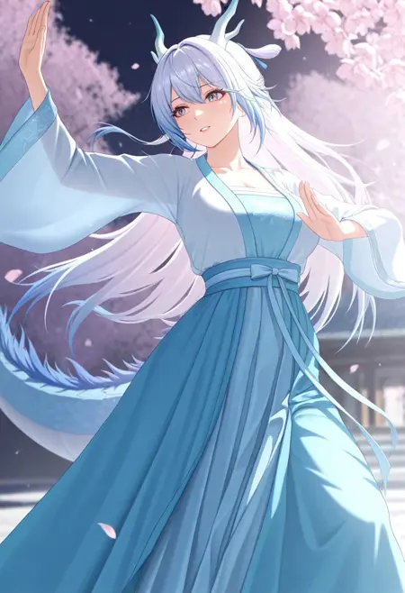Viking's Hanfu Dress Lora