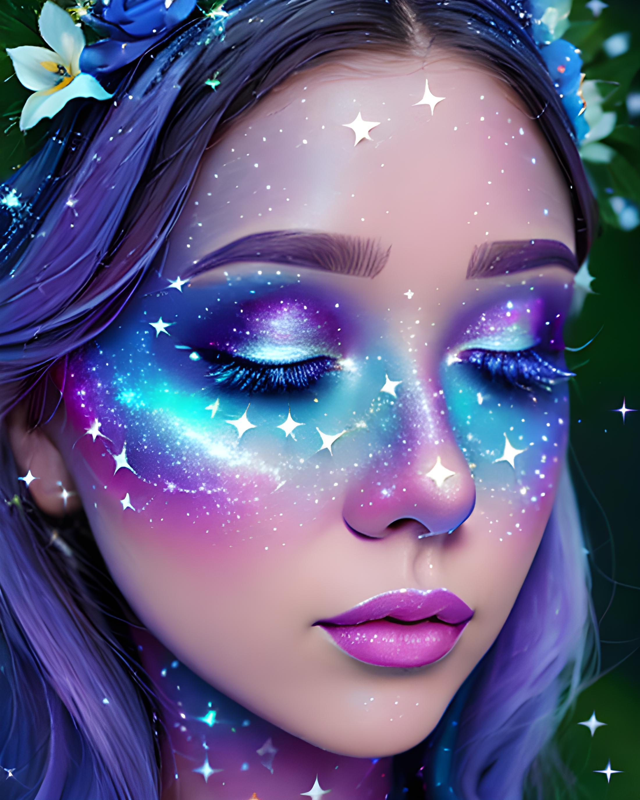 Galaxy Makeup image by KimiKoro