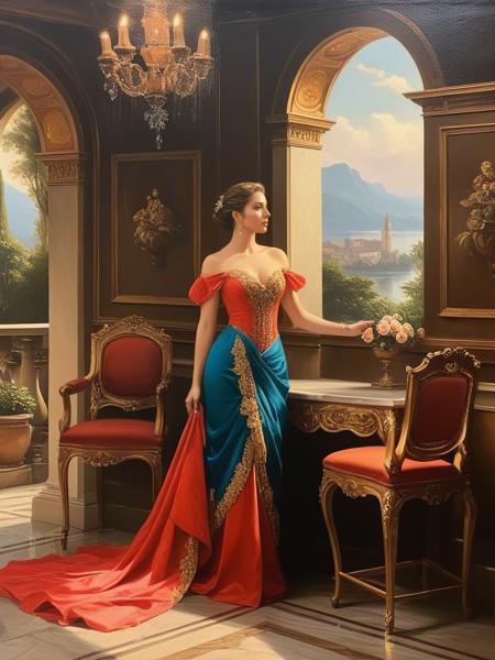 <lora:07RomanticismArt_Hap_XL:3.1>, romanticism oil painting,   (highest quality:1.2), Very detailed, 8K, Vibrant, Best aesthetics, Accurate, (masterpiece:1.2),