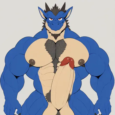 Beastly Bahamut (OC) [Pony/SDXL]