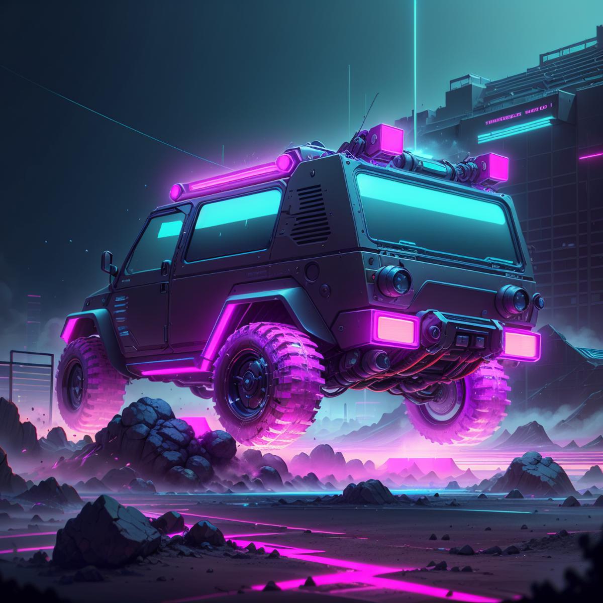 Retrowave Tech - World Morph image by navimixu