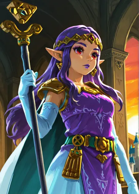 Breath of the Wild Artwork Style - Illustrious