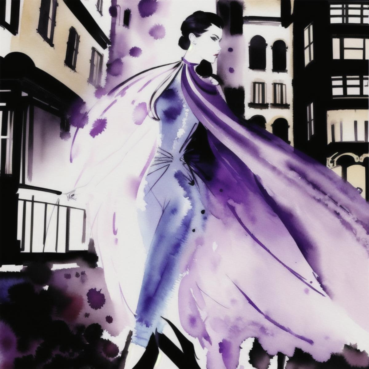 fashion watercolor image by unknowncity