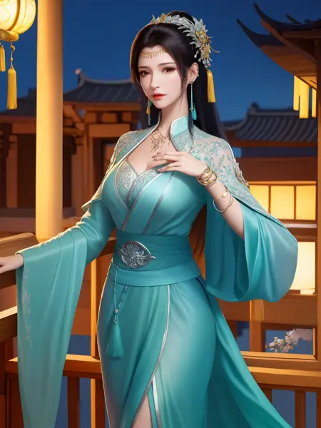 斗破苍穹_云韵(常服)_Battle Through The Heavens_Yun Yun(Everyday clothes)