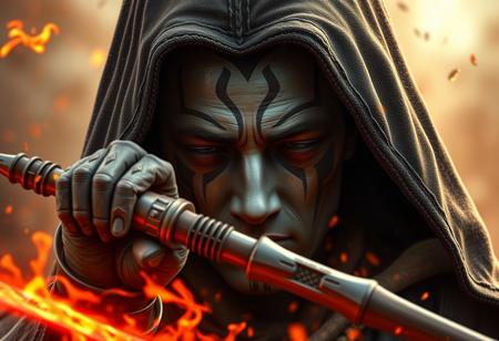 best quality, detailed realistic photo, realistic, hyperrealistic, 
peace is a lie, there is only passion,
through passion we gain strength,
through strength power,
through power victory,
through victory our chains are broken,
the force will set us free,