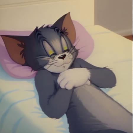 <lora:TomAndJerry:0.8> sleepy tom