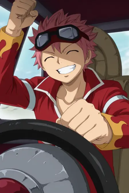 Natsu Dragion - Fairy Tail - (Illustrious) [Commission]