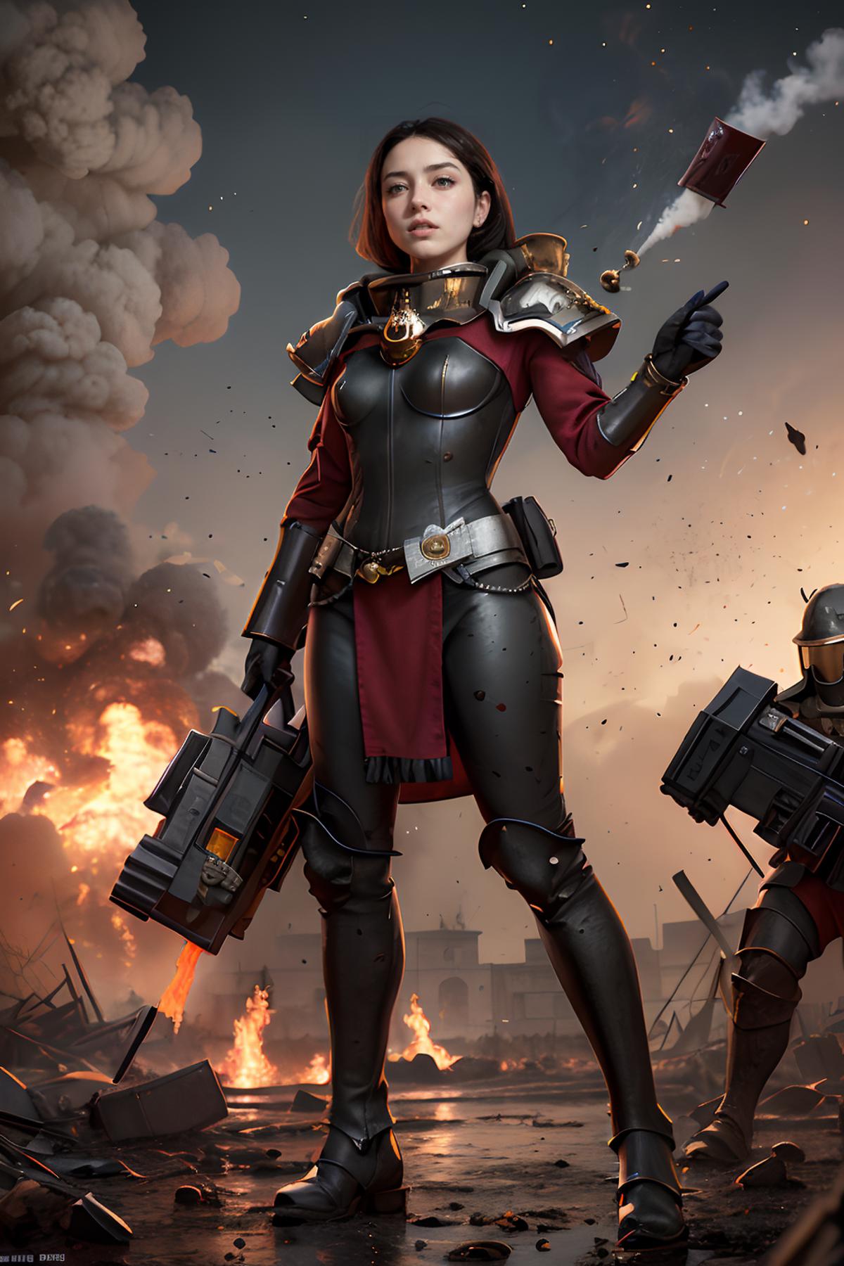 Warhammer 40K Sisters of Battle image by threepennie