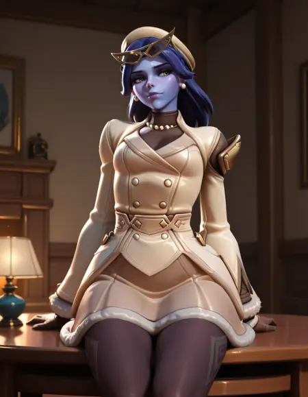 Winterchic Widowmaker skin (Pony & Illus)