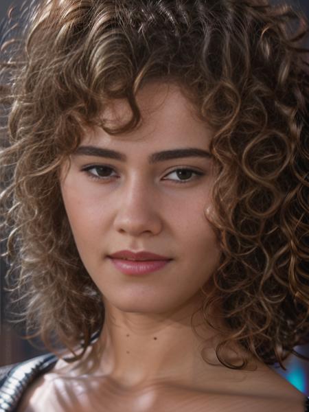 DL, curly short hair, smile, staring at the camera, photography, trending on artstation, sharp focus, studio photo, intricate details, highly detailed, front face, by greg rutkowski <lora:DL:0.9> <lora:add_detail:1>