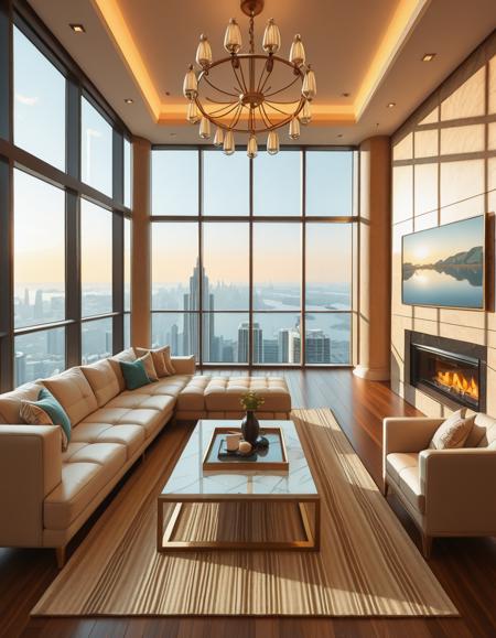luxurious living room illustrious background v1.0