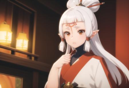 ((masterpiece)), (best quality), (detailed), paya, <lora:paya:0.7>, long hair, white hair, anime screencap, <lora:animeScreencapStyle_v230epochs:0.3>