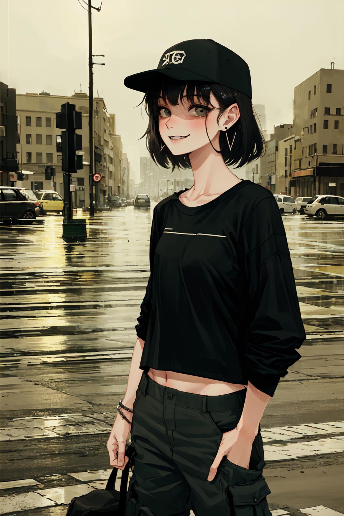 anime tomboy girl