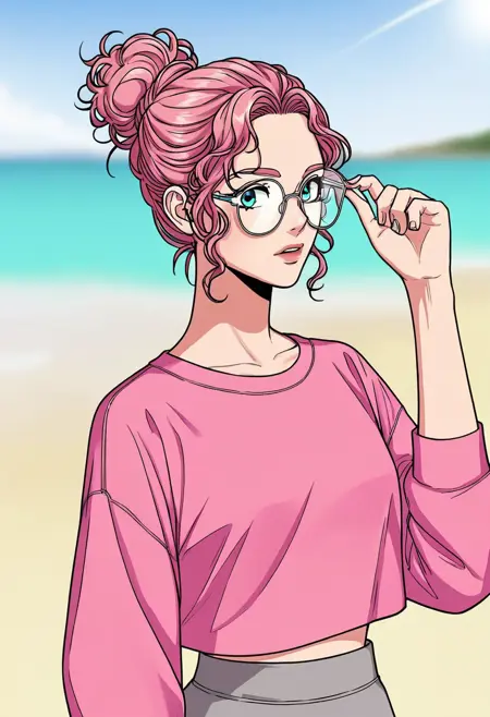 Nessa Velvet - Renisce University - Sparlaverse | (Webtoon/Anime Character)