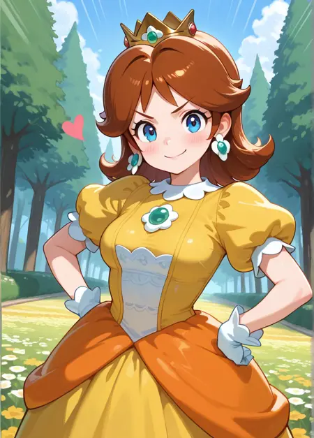 Princess Daisy - Super Mario Illustrious
