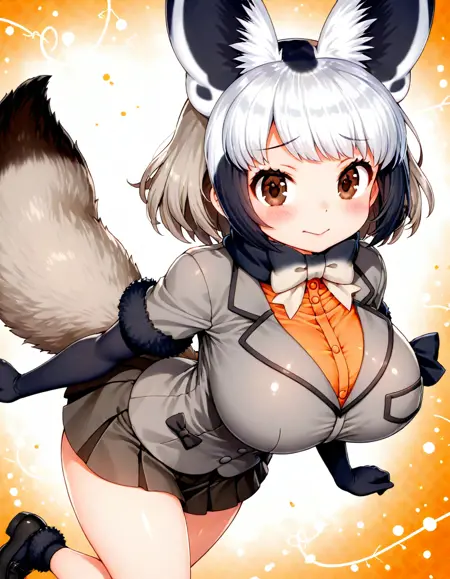 Bat-eared fox(kemono friends)オオミミギツネ(けものフレンズ)