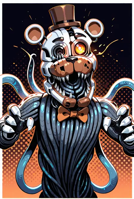 Molten Freddy -- FNAF / Five Nights at Freddy's Noob + illust