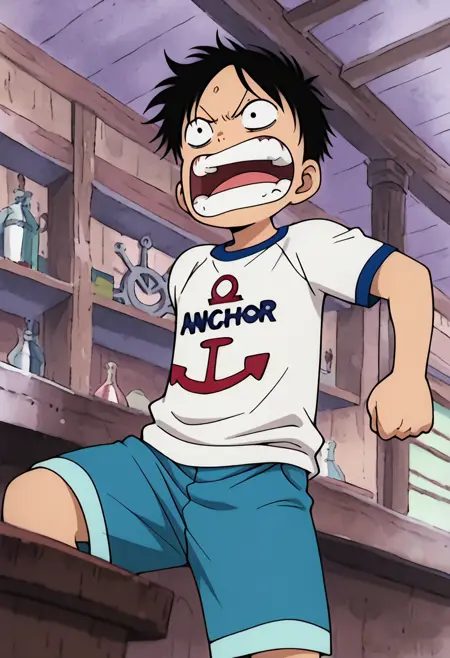Monkey D. Luffy (young) - モンキー・D・ルフィ - East Blue Saga - Foosha Village Flashback (One Piece)
