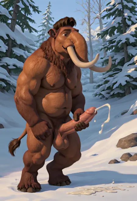 Furry Lora: Manny (Ice Age)