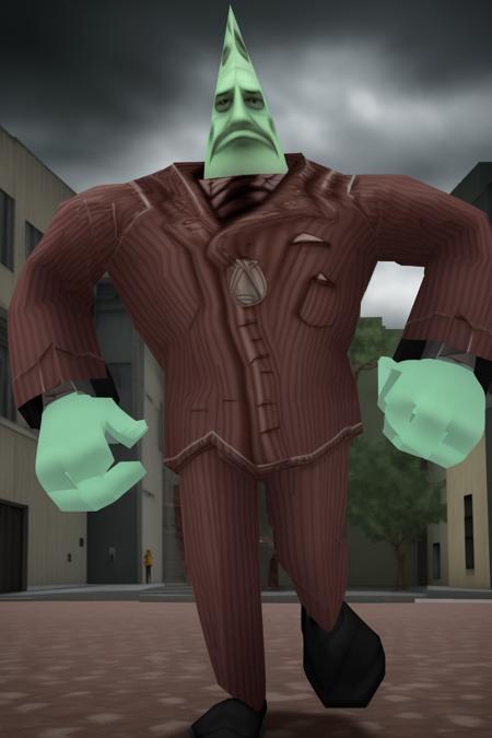 3D CGI boss