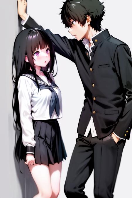 kabedon against wall