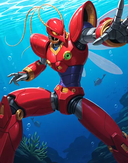 Crush Crawfish (Mega Man X) (Illustrious) (AD)