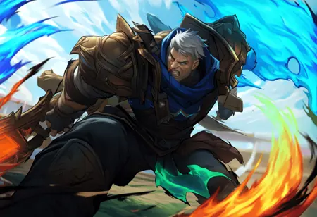 qwen-image League of Legends Splash Art