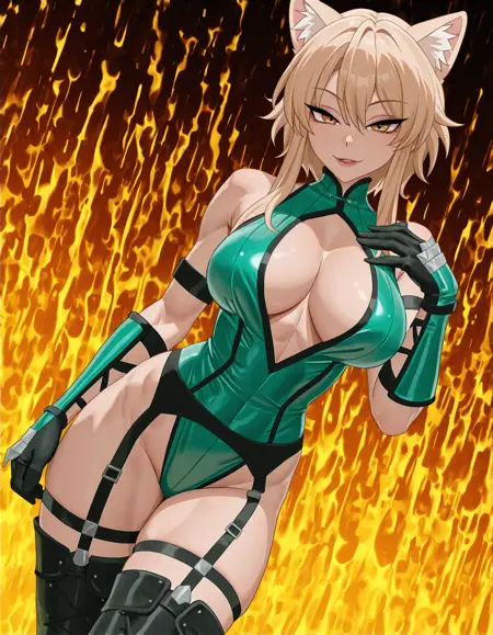 [Bunny Eats Tiger] Colony City 27λ GameCG Style Illustrious