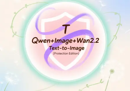 Qwen+Image+Wan2.2 Text-to-Image (Text Protection Edition)