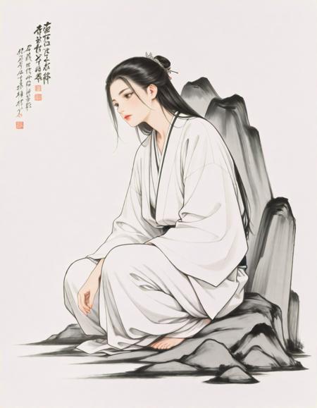 Modern chinese ink painting (Illustrious) Illustrious