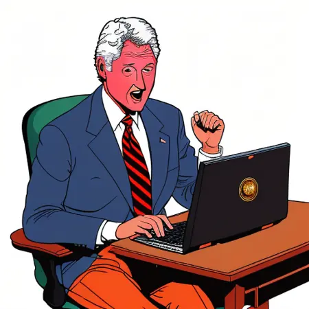 Isolated 1980s Comic Illustration