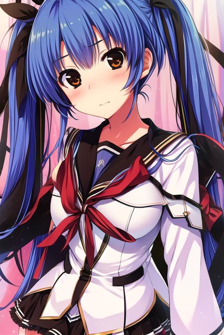 kotohaokihara, <lyco:kotohaokihara-lyco-nochekaiser:1>,
kotoha okihara, long hair, ribbon, twintails, (brown eyes:1.5), very long hair, blue hair,
BREAK skirt, thighhighs, school uniform, black thighhighs, zettai ryouiki, bridal garter,
BREAK looking at viewer,
BREAK indoors, classroom,
BREAK <lyco:GoodHands-beta2:1>, (masterpiece:1.2), best quality, high resolution, unity 8k wallpaper, (illustration:0.8), (beautiful detailed eyes:1.6), extremely detailed face, perfect lighting, extremely detailed CG, (perfect hands, perfect anatomy),