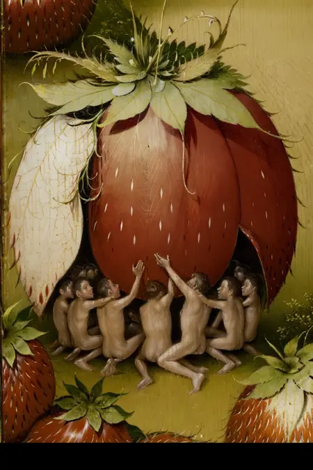 The Garden of Earthly Delights Style