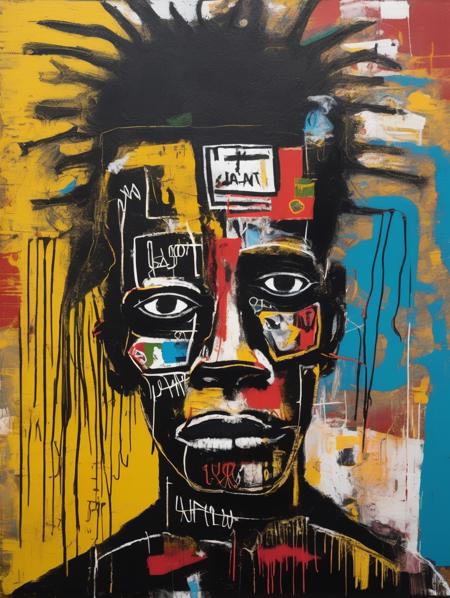 Jean-Michel Basquiat Style SD XL