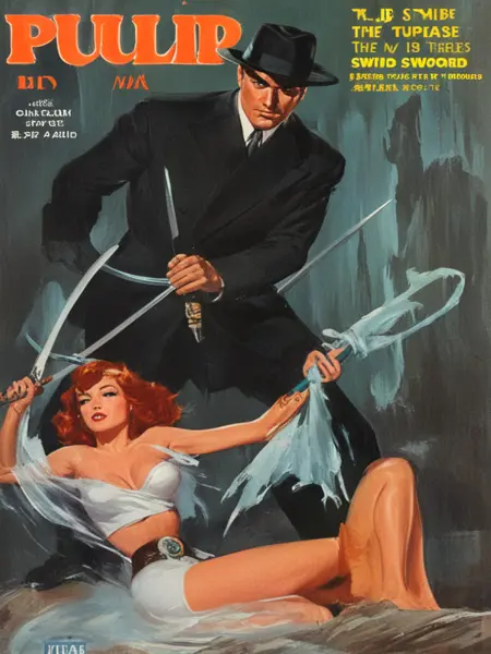 Pulp Covers Text Control