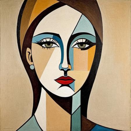Picasso cubism art of a woman,subtle colors, minimalist, faint,   <lora:nidobrev_xl_1_standard_wo_cap_merger_15_63_79_04_03_03:1>