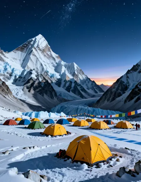plateau on Mount everest