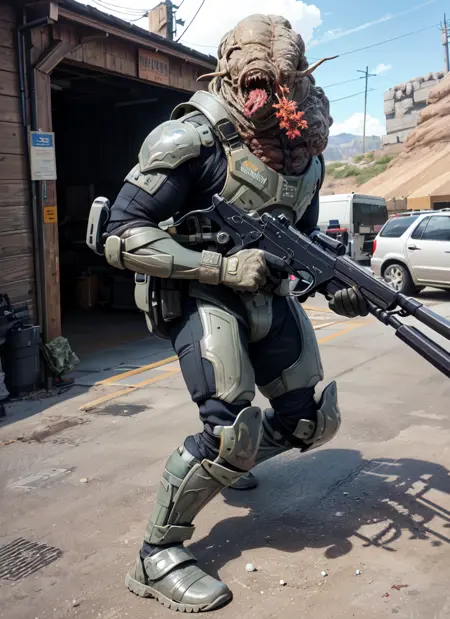 Halo Flood | Concept Lora 161