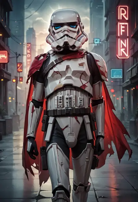 Masked characters from Star Wars- AutismMix [COLLECTION] - Classic Stormtrooper