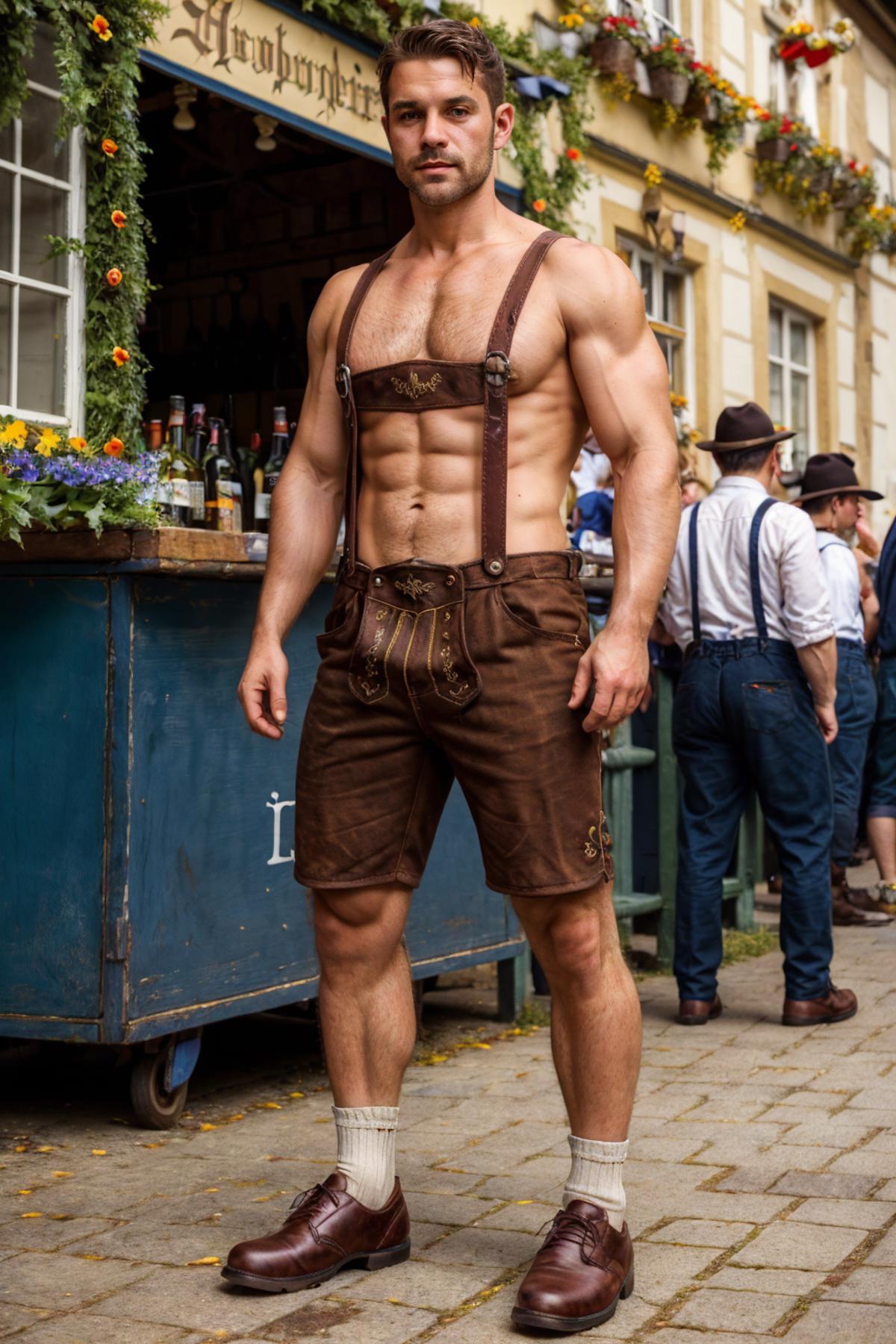 Sexy lederhosen store