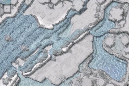 (map),a bunch of snow flakes on a blue surface,(decorations) ,<lora:WinterMaps-15:0.75>