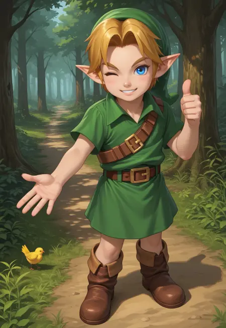 Young Link (The Legend of Zelda) - Pony