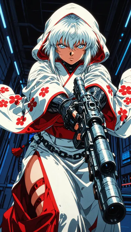 Retro Sci-fi 90's anime style - ZImageTurbo