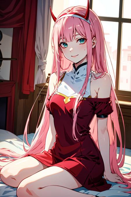 Zero Two (DARLING in the FRANXX) LoRA LoRA for Stable - PromptHero