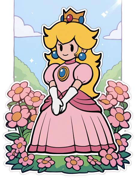 Paper Peach (Paper mario) Pony