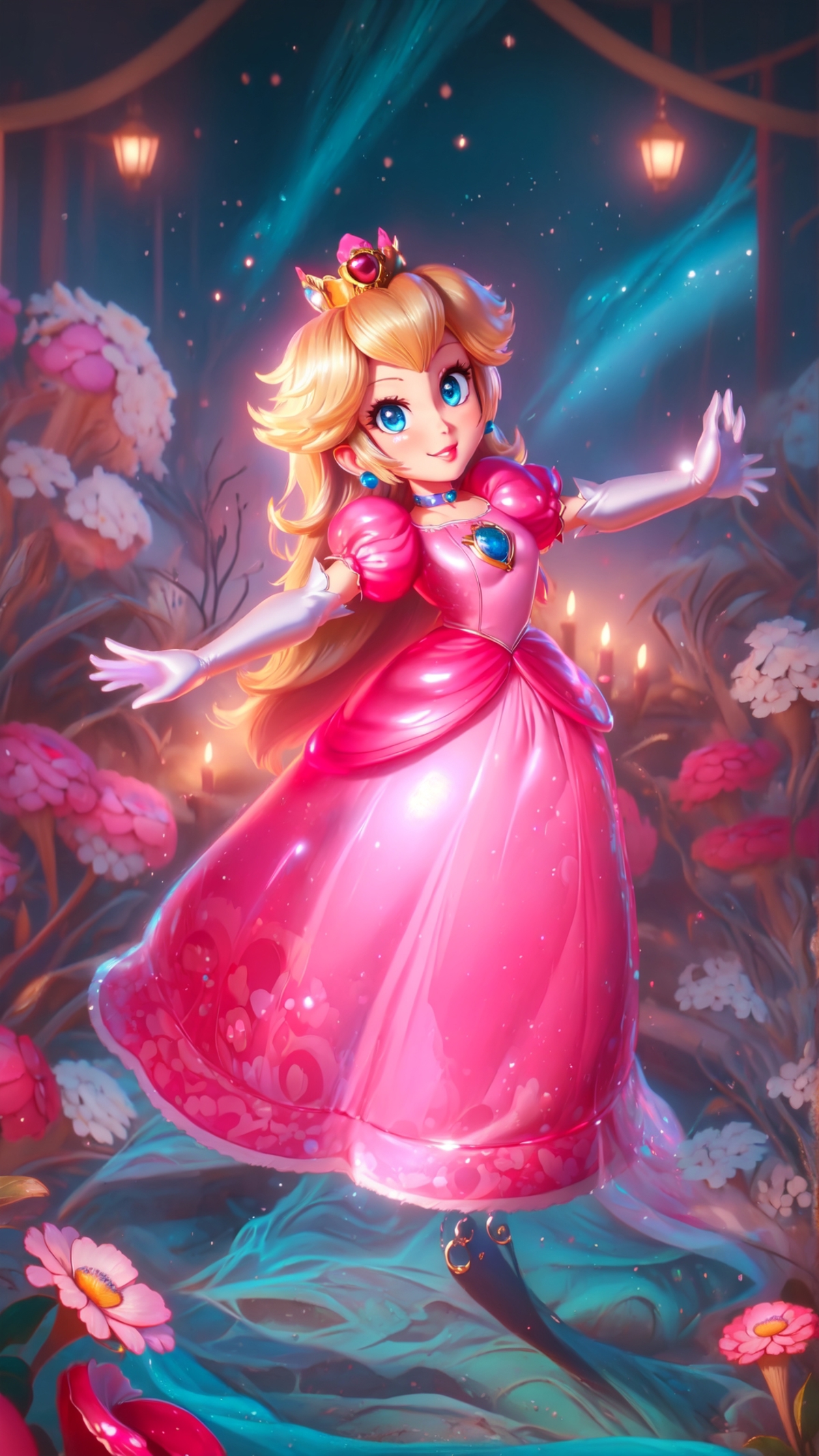 princess peach - The Super Mario Bros. Movie - movie like image by marusame