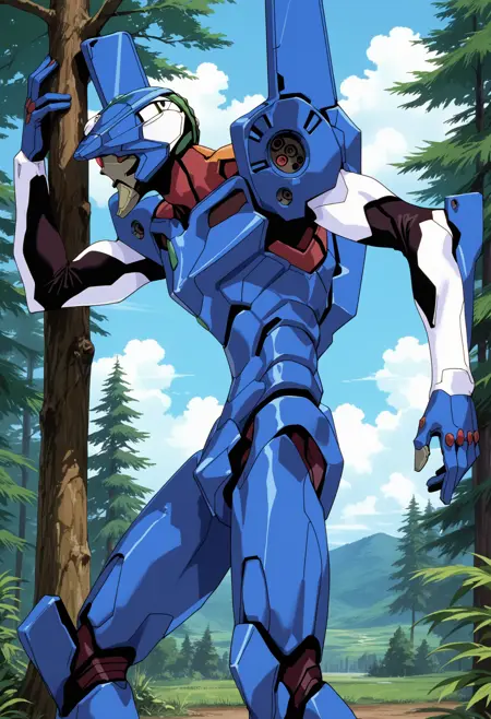 Evangelion Proto Type-00 (エヴァンゲリオン 零号機, Eva-00), Neon Genesis Evangelion (新世紀エヴァンゲリオン), LoRA, PonyXL