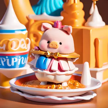 Lulu the piggy lulu罐头猪
