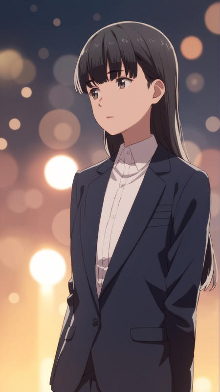 hitomi_mishima hitomi_mishima, an anime girl,  1girl, solo, long hair, black hair, sitting, school uniform, indoors, desk, classroom, school desk, hitomi_mishima, an anime girl,  1girl, solo, long hair, bangs, shirt, black hair, jacket, upper body,blazer, phone, cellphone, hitomi_mishima, an anime girl,  1girl, solo, long hair, looking at viewer, smile, open mouth, bangs, shirt, black hair, bow, brown eyes, hair bow, hairband, necktie, vest, red bow, cup, bottle, black necktie, alcohol, drinking glass, wine glass, bar (place), counter, bartender hitomi_mishima, an anime girl,  1girl, solo, long hair, looking at viewer, smile, open mouth, bangs, black hair, bow, brown eyes, hair bow, outdoors, sky, day, cloud, red bow, grass, overalls,